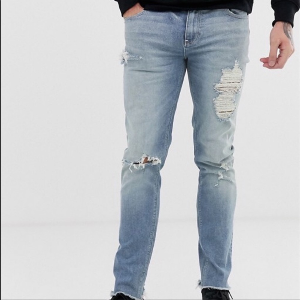 Skinny Distressed Jeans | 32x30